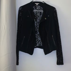 Black lace jacket size large